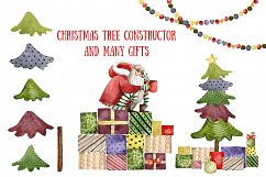 Happy Santa - Watercolor Clip Art Set Product Image 9