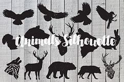 Hand drawn animals silhouette Product Image 1