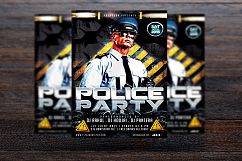 Police Party Flyer Product Image 1