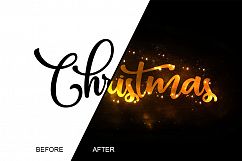 Christmas Text Effect Photoshop Action Product Image 4