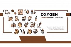 Oxygen O2 Chemical Landing Header Vector Product Image 1