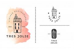 Hand drawn feminine premade logo v02 Product Image 5
