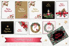 Watercolor Christmas cliparts Product Image 10