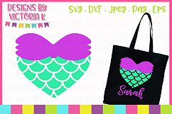 Mermaid Bundle, SVG, DXF, EPS, PNG Cut Files Product Image 7