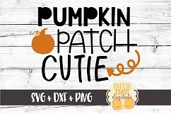 Pumpkin Patch Cutie - Fall SVG File Product Image 2