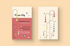 Flower Shop Business Card Templates Product Image 7