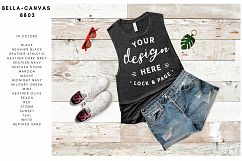 Bella Canvas TShirt Mockup Bundle Beach House Summer Style Product Image 4