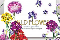 Watercolor Wildflowers  Product Image 6