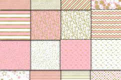 Pink and Gold Digital Paper Product Image 2
