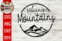 Moving Mountains SVG | DXF | EPS | PNG Product Image 1