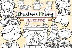 Christmas Morning Digital Stamps Product Image 1