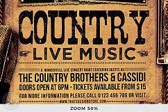 Country Live Flyer Template V3 Product Image 8