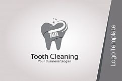 Dental Logo Template - Tooth Cleaning Product Image 5