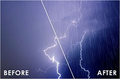 Realistic Rain Overlays Product Image 5