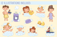 Bath Time Fun Illustrations Product Image 2