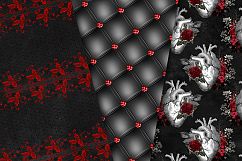 Vampire Amour Digital Paper and Clipart Product Image 2