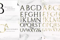 Grace &amp; Glory Botanical Alphabet Olive Watercolor Product Image 2