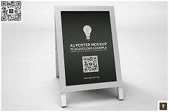 Poster Stand Display Mockup Product Image 2