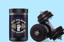 Protein Container, Supplement bottle Mock Up Product Image 4