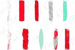 Skarlet Brush Strokes Clipart Product Image 2