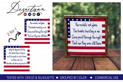 Patriotic American Flag SVG DXF Cut File Product Image 1