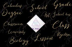 School Word Art Clipart Product Image 1