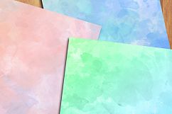 Soft Watercolor Digital Papers Product Image 5