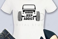 JEEP Adventure Design Bundle SVG PNG DXF EPS Vector files Product Image 3