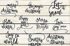 Christmas Quotes svg cutting files Product Image 2