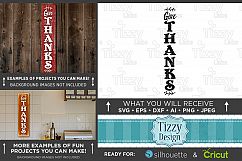 Give Thanks - Thanksgiving Svg files - 6016 Product Image 1