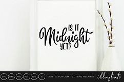 Is it midnight yet SVG Cut Files Product Image 1