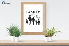 Family SVG, Family Graphics, Love SVG, Life SVG, Joy SVG,SVG Product Image 2