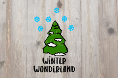 Winter Wonderland tree with snow Product Image 1