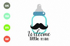 Welcome Little Man SVG Product Image 1