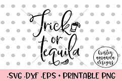 Trick or Tequila Halloween Fall SVG DXF SVG Product Image 1