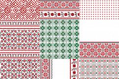 Ethno Digital Paper, Ethnic Patterns, Bulgarian Embroidery,  Chic Pattern, Folk Art,  Ethno Motifs, Boho Style, Boho Chic, Christmas pattern Product Image 2