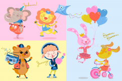 Fun in the Park. Cute animals Product Image 3