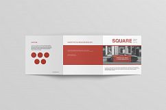 Square Trifold Brochure Mockup Product Image 8
