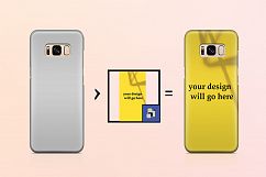 Samsung Galaxy S8 3d case Mockup Product Image 2