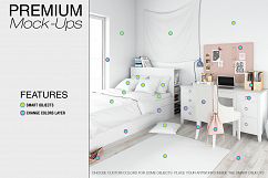 Kids Room - Bed Set, Tapestry, Rug &amp; Pillows Set Product Image 7
