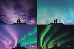 33 Aurora Borealis Photo Overlays Product Image 2
