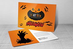 Halloween Party Invitation Postcard Product Image 2