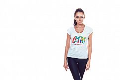 Women&#039;s T-shirts Mock-Up Product Image 17