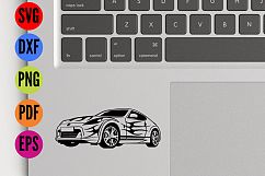 Sports Car  SVG Cutting File  Product Image 2