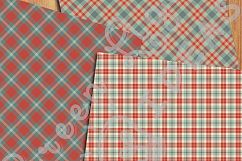 Christmas Plaid Digital Papers, Tartan Christmas Backgrounds Product Image 3