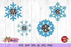 Snowflake svg, for Silhouette Cameo or Cricut Product Image 1