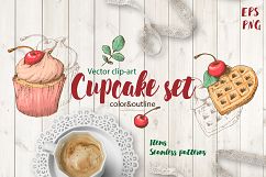 Set of vector sweets Product Image 1