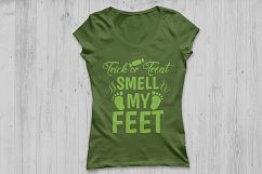 Trick Or Treat Smell My Feet SVG, Halloween svg, candy svg. Product Image 2