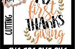 My First Thanksgiving - Thanksgiving - SVG File Product Image 2
