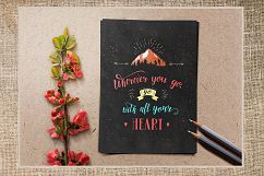 Travel. Hand lettering in color. Product Image 12